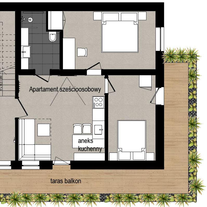 Wysowa Dwór Apartamento Quarto foto